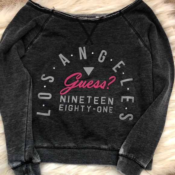 Guess Sweaters - Guess off the shoulder sweater